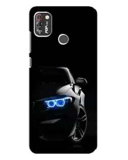 Чехол для TECNO POP 4 Pro с картинкой «BMW — ночной взгляд»