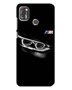 Чехол для TECNO POP 4 Pro с картинкой «BMW — взгляд тигра»