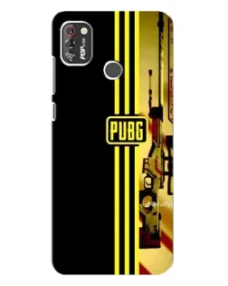 Чохол для TECNO POP 4 Pro з картинкою «PUBG — камуфляжний шолом»