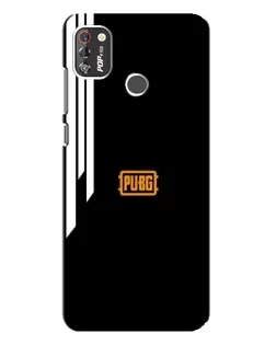 Чохол для TECNO POP 4 Pro з картинкою «PUBG — вертикальні лінії»