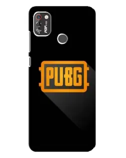 Чохол для TECNO POP 4 Pro з картинкою «PUBG — рамка лого»