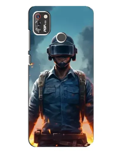 Чохол для TECNO POP 4 Pro з картинкою «PUBG — реалістичний герой» Чохол для TECNO POP 4 Pro з картинкою «PUBG — реалістичний герой»