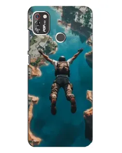 Чохол для TECNO POP 4 Pro з картинкою «PUBG — вільне падіння»