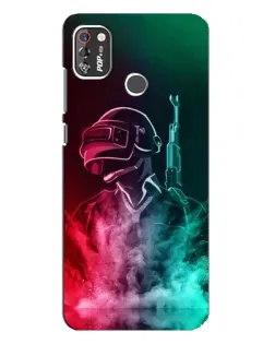 Чохол для TECNO POP 4 Pro з картинкою «PUBG — вогняний воїн»