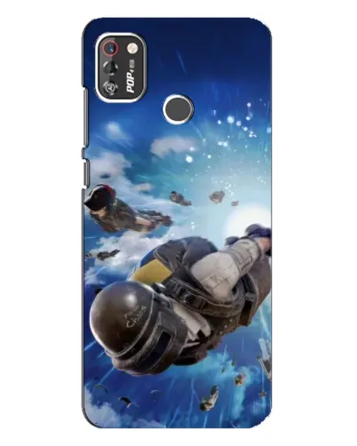 Чохол для TECNO POP 4 Pro з картинкою «Десант PUBG — стрибок» Чохол для TECNO POP 4 Pro з картинкою «Десант PUBG — стрибок»