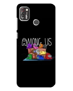 Чохол для TECNO POP 4 Pro з картинкою «Логотип Among Us» Чохол для TECNO POP 4 Pro з картинкою «Логотип Among Us»