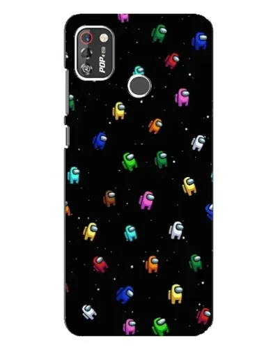 Чехол для TECNO POP 4 Pro с картинкой «Экипаж Among Us» Чехол для TECNO POP 4 Pro с картинкой «Экипаж Among Us»