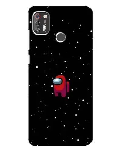Чехол для TECNO POP 4 Pro с картинкой «Красный Among Us» Чехол для TECNO POP 4 Pro с картинкой «Красный Among Us»