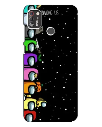 Чехол для TECNO POP 4 Pro с картинкой «Команда Among Us» Чехол для TECNO POP 4 Pro с картинкой «Команда Among Us»