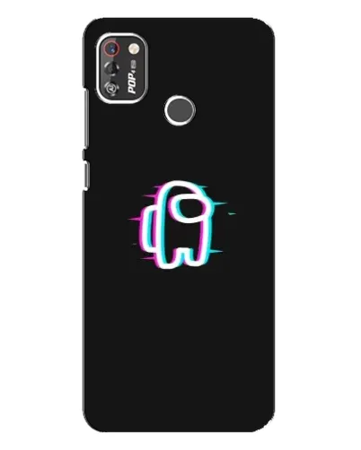 Чехол для TECNO POP 4 Pro с картинкой «Among Us неон» Чехол для TECNO POP 4 Pro с картинкой «Among Us неон»