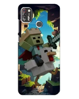Чехол для TECNO POP 4 Pro с картинкой «Стив и гусь»