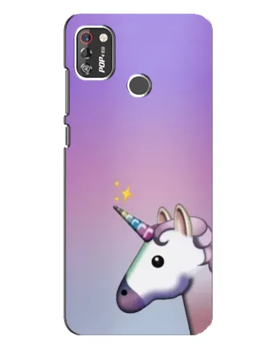 Чехол для TECNO POP 4 Pro с картинкой «Единорог градиент»