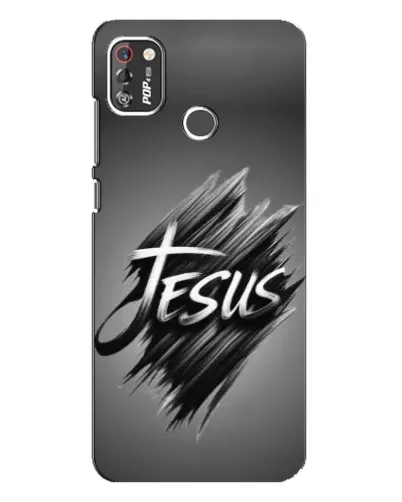 Чохол для TECNO POP 4 Pro з картинкою «Напис Jesus Graffiti»