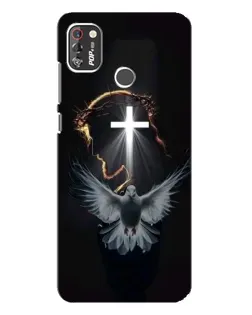 Чохол для TECNO POP 4 Pro з картинкою «Голуб та Світло»