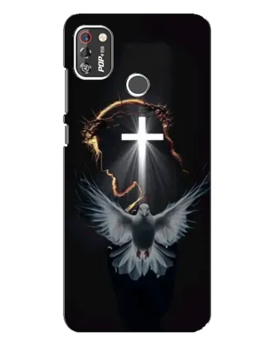 Чохол для TECNO POP 4 Pro з картинкою «Голуб та Світло»