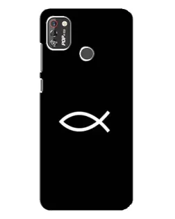 Чохол для TECNO POP 4 Pro з картинкою «Символ риби Jesus»