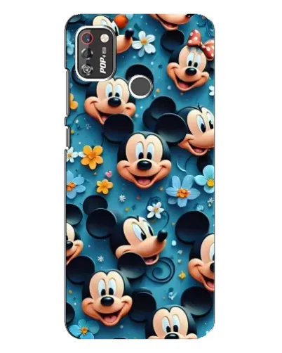 Чохол для TECNO POP 4 Pro з картинкою «Паттерн Міккі та Мінні» Чохол для TECNO POP 4 Pro з картинкою «Паттерн Міккі та Мінні»