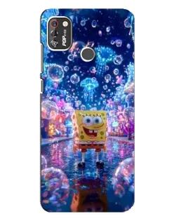 Чохол для TECNO POP 4 Pro з картинкою «Неоновий океан»