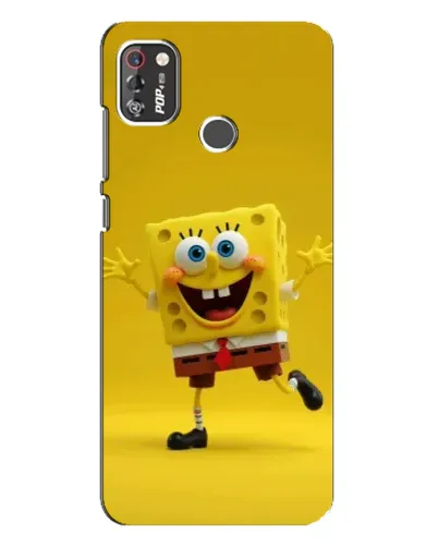 Чохол для TECNO POP 4 Pro з картинкою «Позитивний Губка Боб» Чохол для TECNO POP 4 Pro з картинкою «Позитивний Губка Боб»