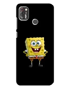 Чохол для TECNO POP 4 Pro з картинкою «Класичний Губка Боб»