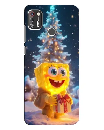 Чохол для TECNO POP 4 Pro з картинкою «Різдвяний Спанч Боб» Чохол для TECNO POP 4 Pro з картинкою «Різдвяний Спанч Боб»