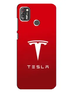Чохол для TECNO POP 4 Pro з картинкою «Tesla Red Classic»