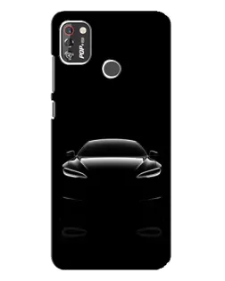 Чохол для TECNO POP 4 Pro з картинкою «Силует Tesla Night»