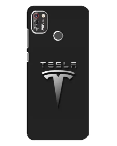 Чохол для TECNO POP 4 Pro з картинкою «Сталевий логотип Tesla» Чохол для TECNO POP 4 Pro з картинкою «Сталевий логотип Tesla»