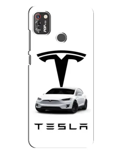 Чохол для TECNO POP 4 Pro з картинкою «Tesla White Style» Чохол для TECNO POP 4 Pro з картинкою «Tesla White Style»