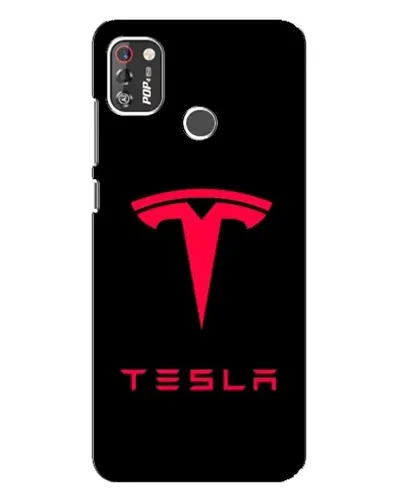 Чохол для TECNO POP 4 Pro з картинкою «Tesla Red Logo» Чохол для TECNO POP 4 Pro з картинкою «Tesla Red Logo»