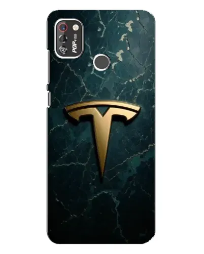 Чохол для TECNO POP 4 Pro з картинкою «Мармурова Tesla Gold» Чохол для TECNO POP 4 Pro з картинкою «Мармурова Tesla Gold»