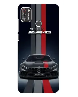 Чохол для TECNO POP 4 Pro з картинкою «Mercedes — білий карбон» Чохол для TECNO POP 4 Pro з картинкою «Mercedes — білий карбон»