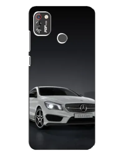 Чехол для TECNO POP 4 Pro с картинкой «Mercedes AMG GT Silver»