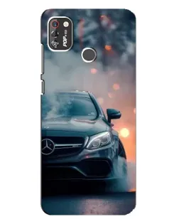 Чохол для TECNO POP 4 Pro з картинкою «Mercedes — нічне місто»