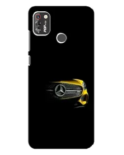 Чехол для TECNO POP 4 Pro с картинкой «Mercedes — ретро стиль»