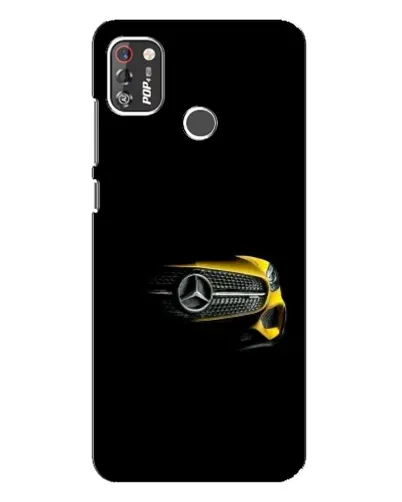 Чехол для TECNO POP 4 Pro с картинкой «Mercedes — ретро стиль»