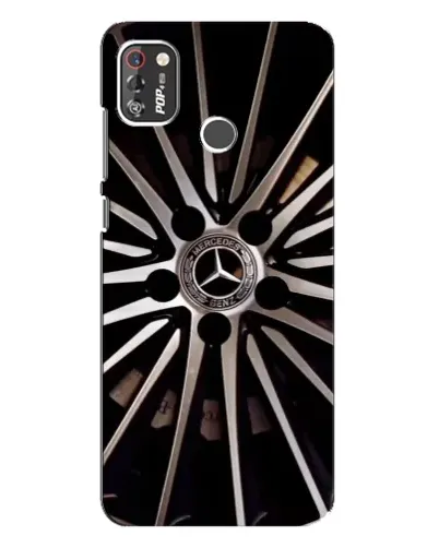 Чехол для TECNO POP 4 Pro с картинкой «Диск Mercedes»