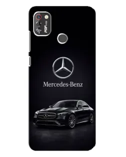 Чехол для TECNO POP 4 Pro с картинкой «Mercedes — решетка радиатора»