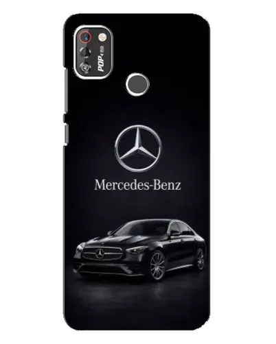 Чехол для TECNO POP 4 Pro с картинкой «Mercedes — решетка радиатора»