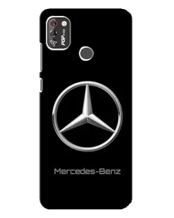 Чехол для TECNO POP 4 Pro с картинкой «Mercedes Silver Logo»