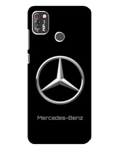 Чехол для TECNO POP 4 Pro с картинкой «Mercedes Silver Logo»