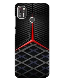 Чехол для TECNO POP 4 Pro с картинкой «Mercedes Carbon Grid»