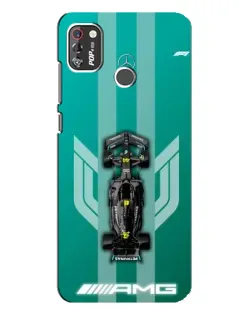 Чехол для TECNO POP 4 Pro с картинкой «Mercedes AMG Petronas»