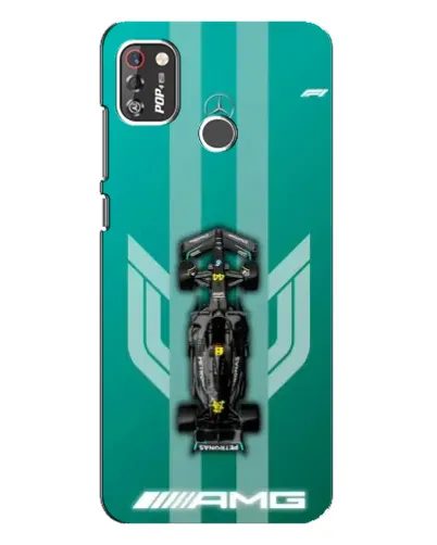 Чехол для TECNO POP 4 Pro с картинкой «Mercedes AMG Petronas»