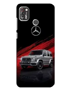 Чехол для TECNO POP 4 Pro с картинкой «Mercedes G-Class красный»