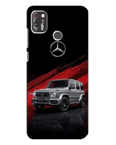 Чехол для TECNO POP 4 Pro с картинкой «Mercedes G-Class красный»