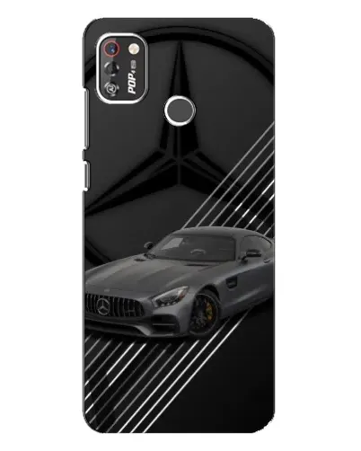 Чехол для TECNO POP 4 Pro с картинкой «Mercedes AMG — графика»