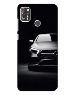 Чехол для TECNO POP 4 Pro с картинкой «Свет фар Mercedes»