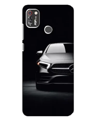 Чехол для TECNO POP 4 Pro с картинкой «Свет фар Mercedes»