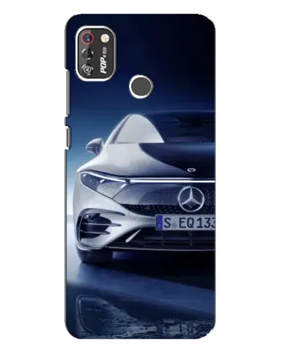 Чехол для TECNO POP 4 Pro с картинкой «Mercedes EQ — будущее»